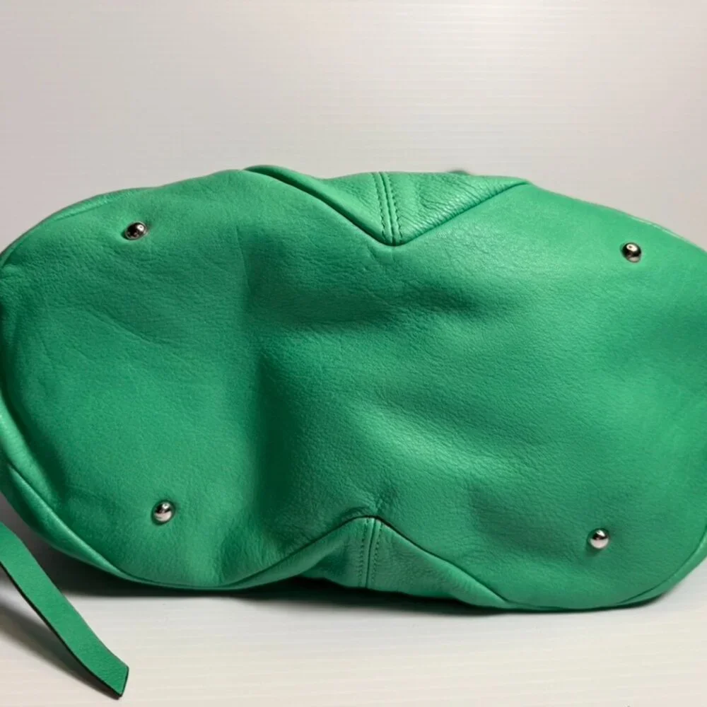 Aimee Kestenberg Vibrant Green Leather Shoulder Bag